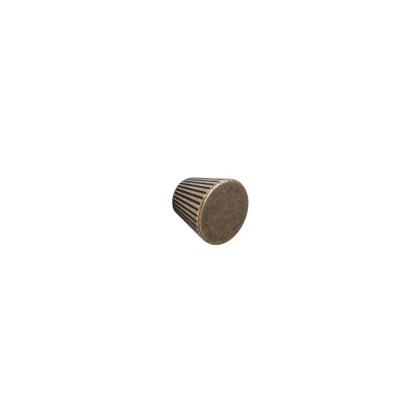 ALCHESTER FLUTED TAPERED KNOB Cupboard Handle - 30mm diameter - 5 finishes (PWS K1136.30)