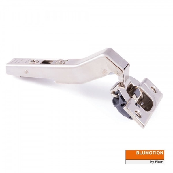 CLIP Top HINGE with BLUMOTION - 110 opening +45 II ANGLED OVERLAY for Angled Doors (BLUM79B3558)