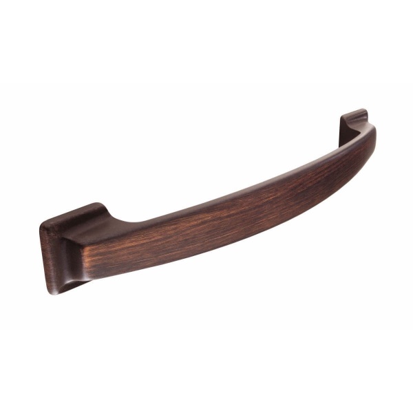 RIPON BRIDGE D Cupboard Handle - 160mm hc size - 2 finishes (PWS 8/1011.A.SS / H1086.160.BC)