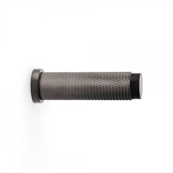 BRUNEL DIAMOND KNURLED PROJECTION DOORSTOP - 75mm long - 6 finishes (AW600)
