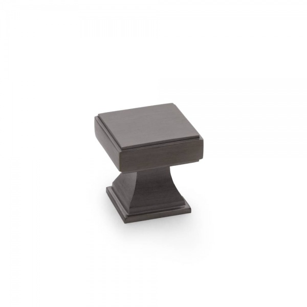 JESPER SQUARE KNOB Cupboard Handle - 30mm x 30mm - 4 finishes (AW806)