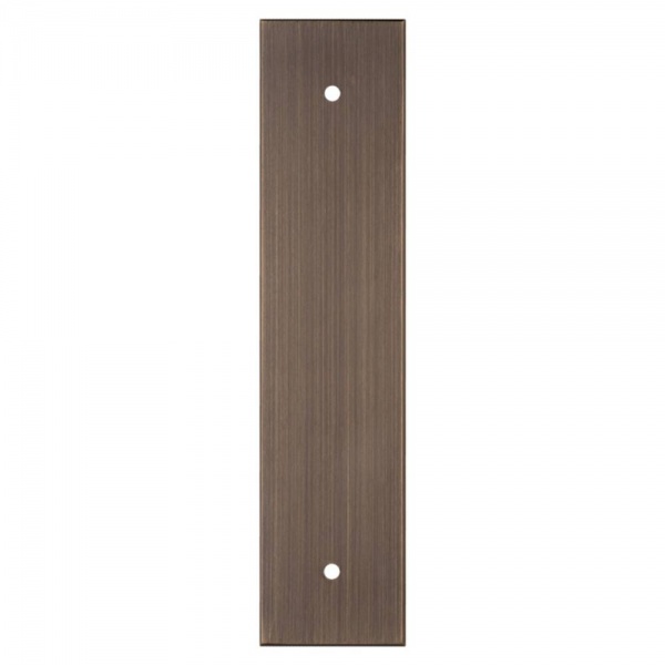 RECTANGULAR BACKPLATE for Cupboard Handle - 2 sizes - 6 finishes (BP168/200)