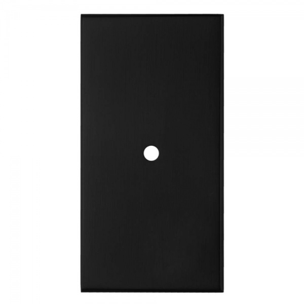 RECTANGULAR BACKPLATE for Knob Cupboard Handle - 40mm x 76mm - 7 finishes (BP76)