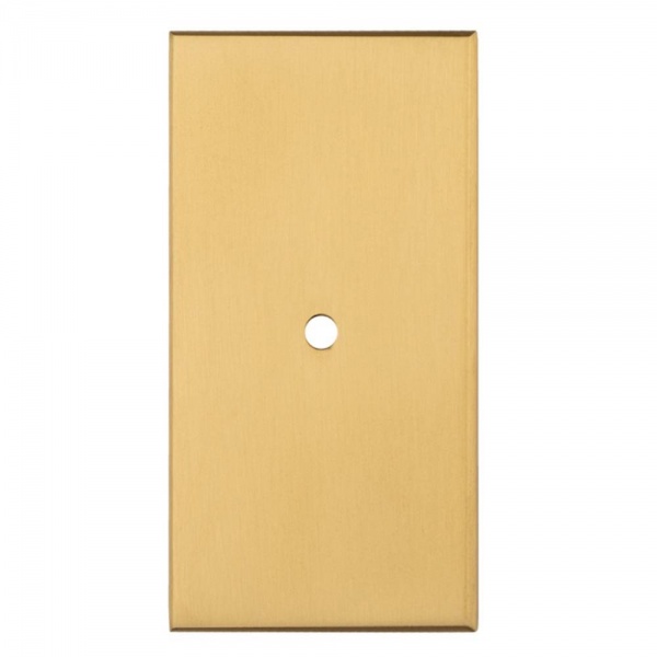 RECTANGULAR BACKPLATE for Knob Cupboard Handle - 40mm x 76mm - 7 finishes (BP76)