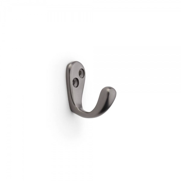 VICTORIAN SINGLE ROBE HOOK - 43mm x 23mm - 10 finishes (AW774)