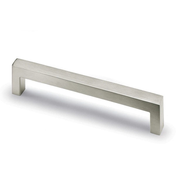 ANZIO D Cupboard Handle - 12 sizes - 10mm or 12mm bar - BRUSHED STAINLESS STEEL (HETTICH - NEW MODERN)