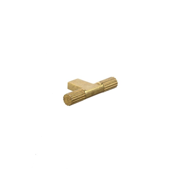 ARDEN FLUTED T KNOB Cupboard Handle - 70mm long - 4 finishes (PWS H1184.70)