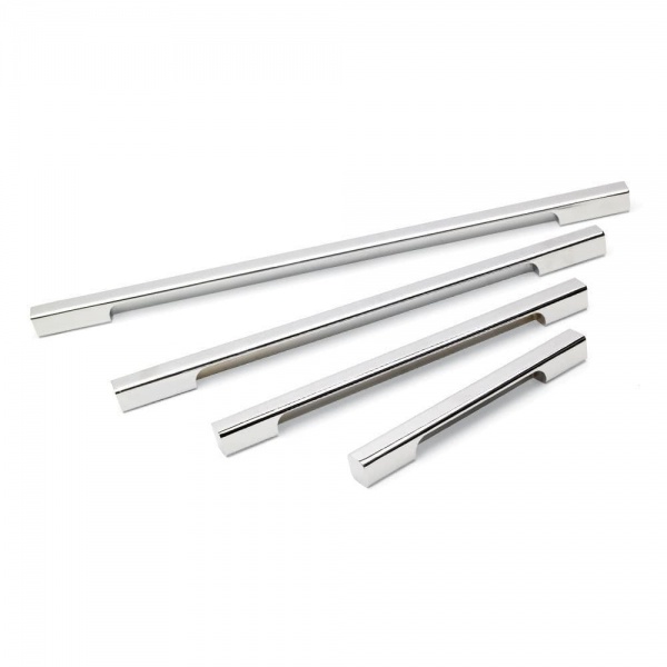 BEAM Aluminium Pull / Bar Cupboard Handle - 2 sizes - BRUSHED NICKEL finish (ECF FF86660/FF86688)