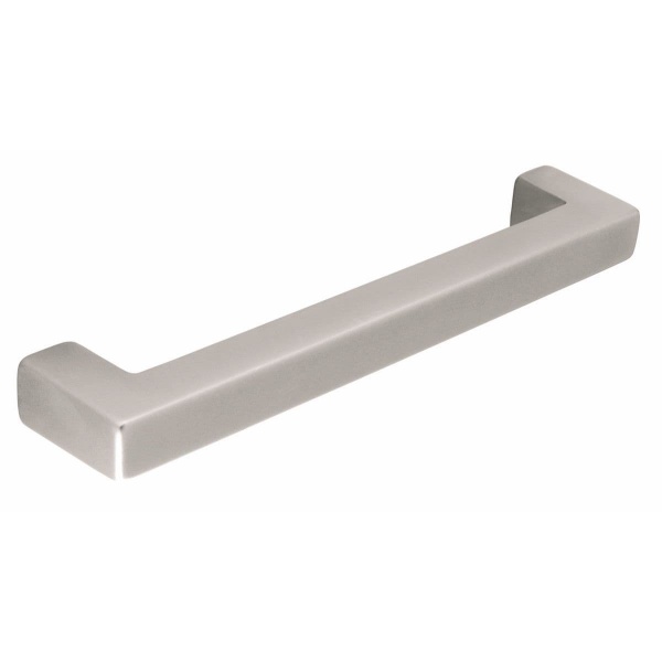 BLYTH BAR Cupboard Handle - 160mm h/c size - BRIGHT STAINLESS STEEL EFFECT finish (PWS H003.160.SF)