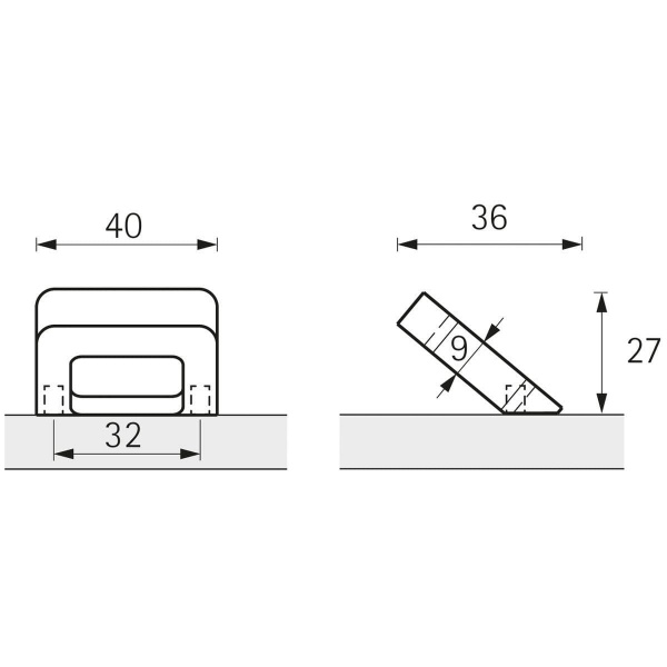 BUENA KNOB PULL Cupboard Handle - 4 sizes - BRIGHT COPPER LOOK (HETTICH - Deluxe)