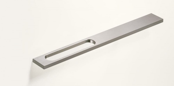 CAPUA PULL Cupboard Handle - 4 sizes - BRUSHED STAINLESS STEEL LOOK (HETTICH - New Modern)