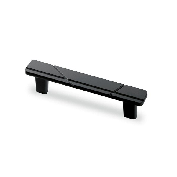 CELISTA D Cupboard Handle - 128mm h/c size - MATT BLACK finish (HETTICH - New Modern)