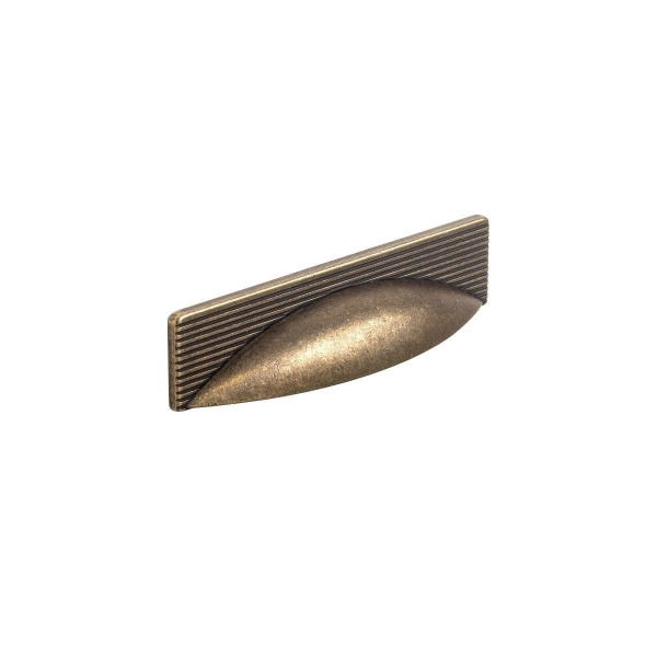 ALCHESTER FLUTED CUP Cupboard Handle - 96mm h/c size - 5 finishes (PWS H1179.96)