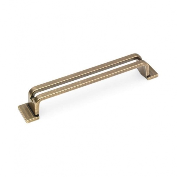CROMWELL SLIT D Cupboard Handle - 160mm h/c size - 2 finishes (ECF FF84560)