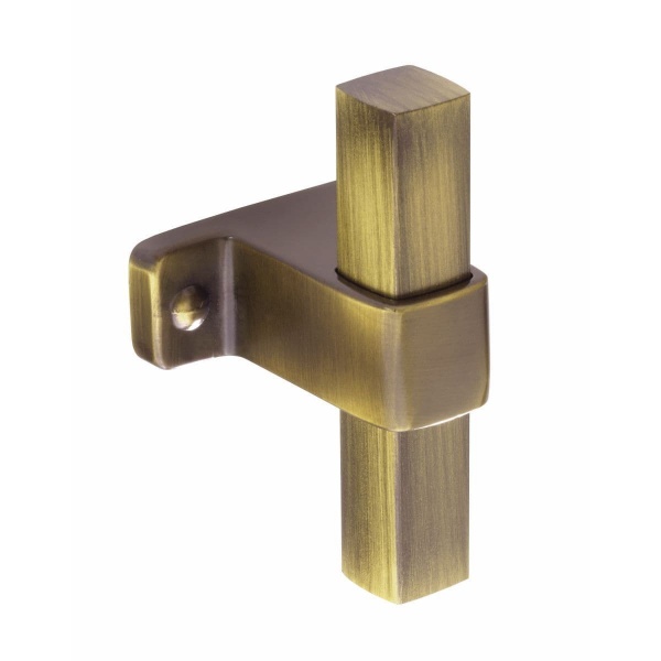 DARTMOUTH T KNOB Cupboard Handle - 60mm long - 3 finishes (PWS H1123.60)