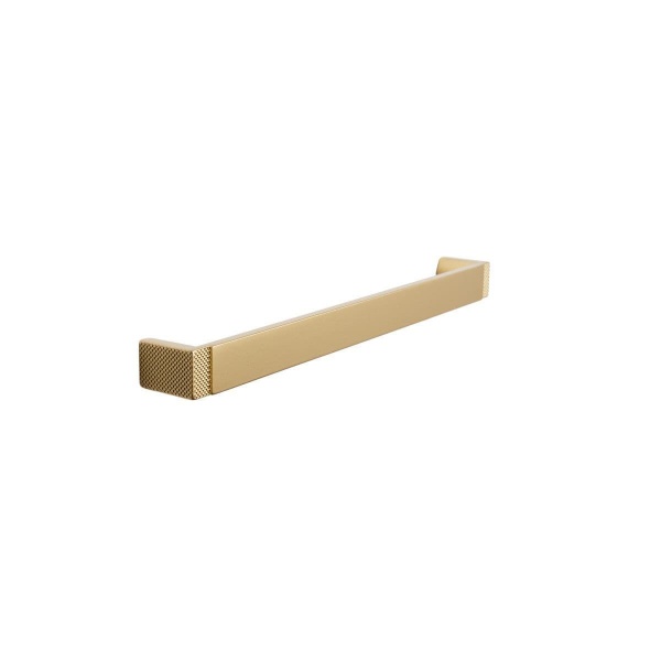 DUNSTON KNURLED D Cupboard Handle - 192mm h/c size - 3 finishes (PWS H1153.192)
