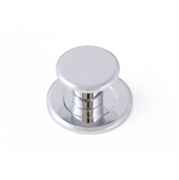 FINESSE Knob & Backplate Cupboard Handle - 32mm dia knob / 44mm dia plate - 2 finishes (ECF FF85100)