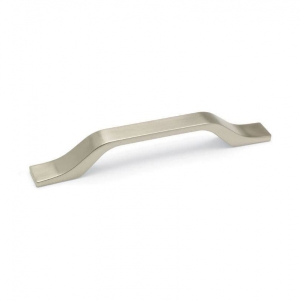 FINESSE Strap Cupboard Handle - 128mm h/c size - BRUSHED NICKEL finish (ECF FF85228)