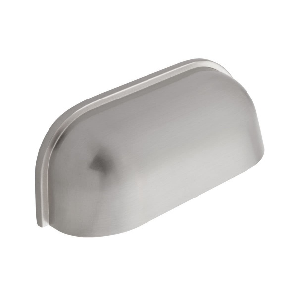 GUILDFORD CUP Cupboard Handle - 3 sizes - POLISHED S/STEEL EFFECT finish (PWS H1027 / H1028 / H1029)