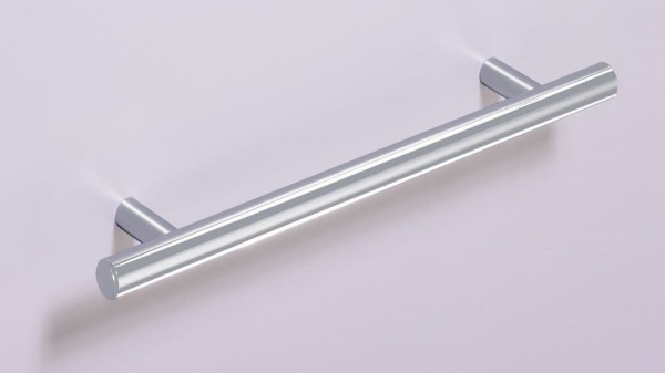 HALE 12mm dia T BAR Cupboard Handle  - 4 sizes - BRIGHT CHROME PLATED  finish (HETTICH - New Modern)