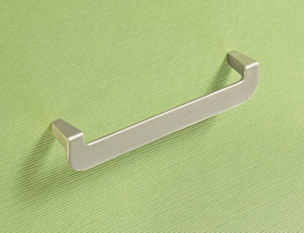 IMPOSTE PULL Cupboard Handle - 160mm h/c size - BRUSHED STAINLESS STEEL LOOK (HETTICH - Organic)