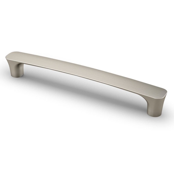 ISTRANA D Cupboard Handle - 192mm h/c size - BRUSHED STAINLESS STEEL LOOK (HETTICH - Deluxe)