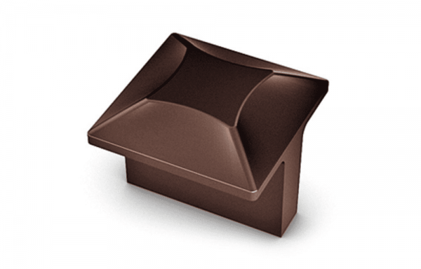 KASTI KNOB PULL Cupboard Handle - 16mm h/c size - METALLIC BROWN (HETTICH - New Modern)
