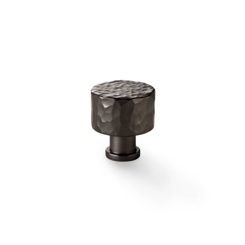 LEILA HAMMERED KNOB Cupboard Handle - 2 diameter sizes - 6 finishes (AW816)
