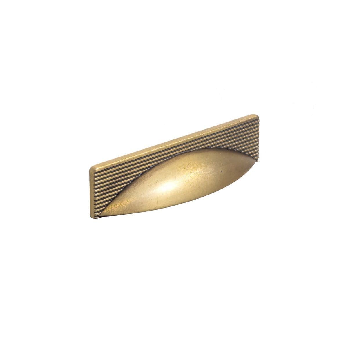 ALCHESTER FLUTED CUP Cupboard Handle - 96mm h/c size - 5 finishes (PWS H1179.96)