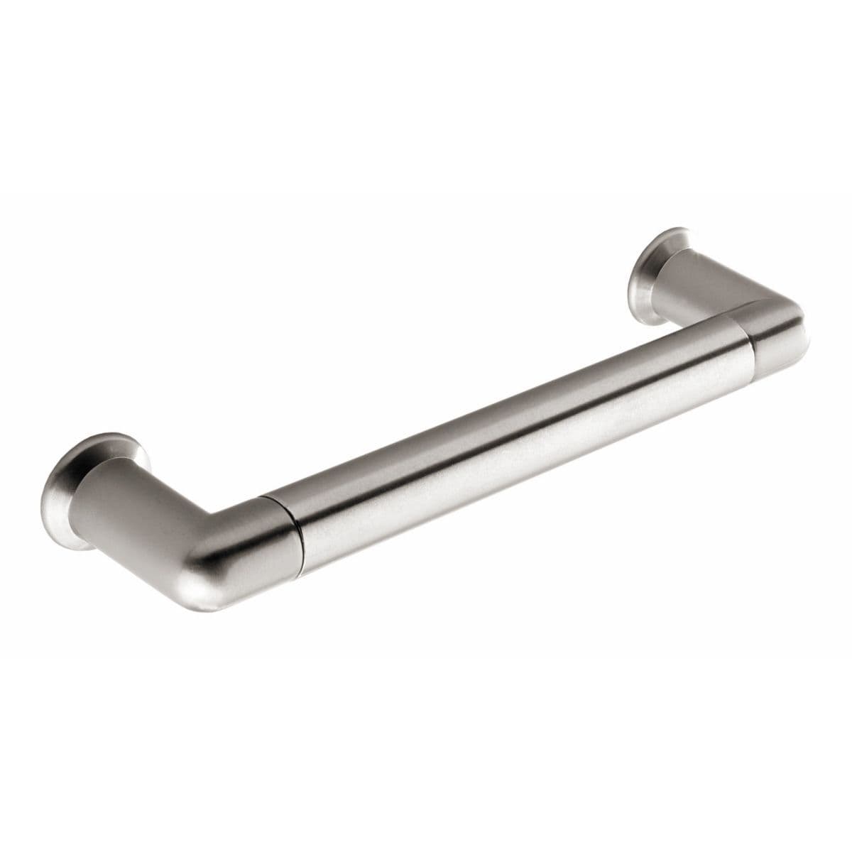 ALNE BAR Cupboard Handle - 128mm h/c size - POLISHED/SATIN STAINLESS STEEL finish (PWS H012.128.SS)
