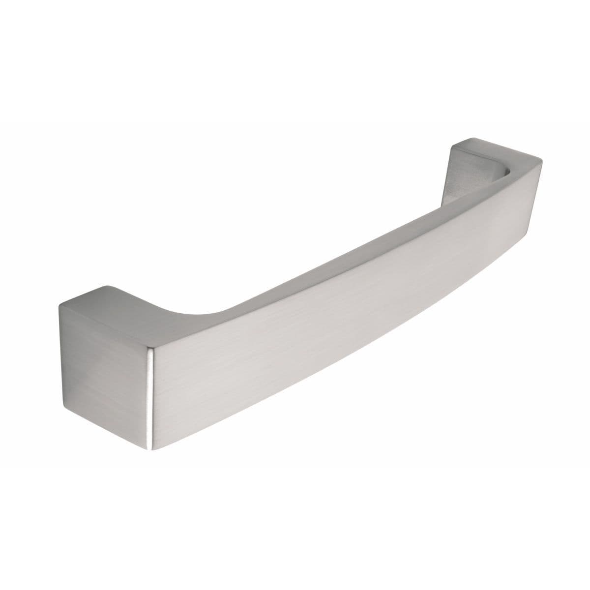 CRAY D Cupboard Handle - 2 sizes - BRUSHED STAINLESS STEEL EFFECT finish (PWS H582/H596.SS)