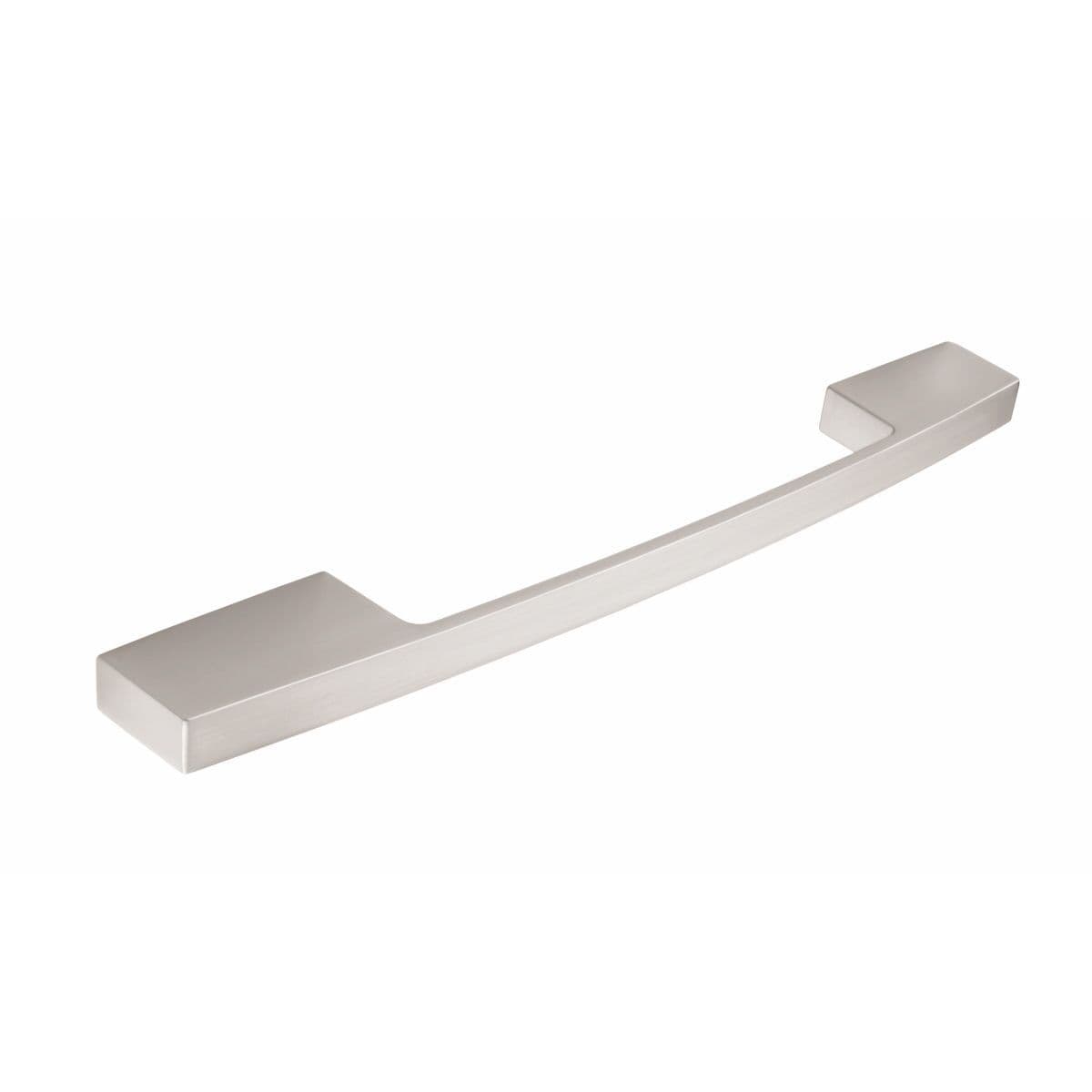 ELWICK D Cupboard Handle - 160mm h/c size -BRUSHED STAINLESS STEEL EFFECT finish (PWS H733.160.SS)