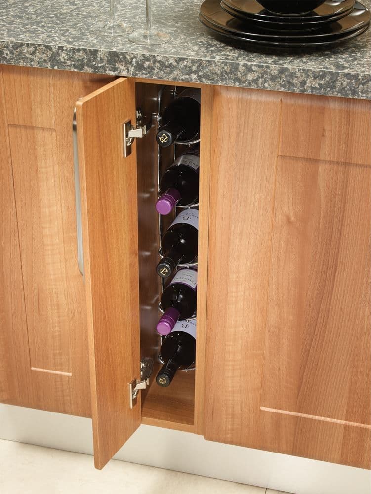 FIXED WINE RACK (Innostor) for 150mm wide cabinet (ECF WWFWR150)