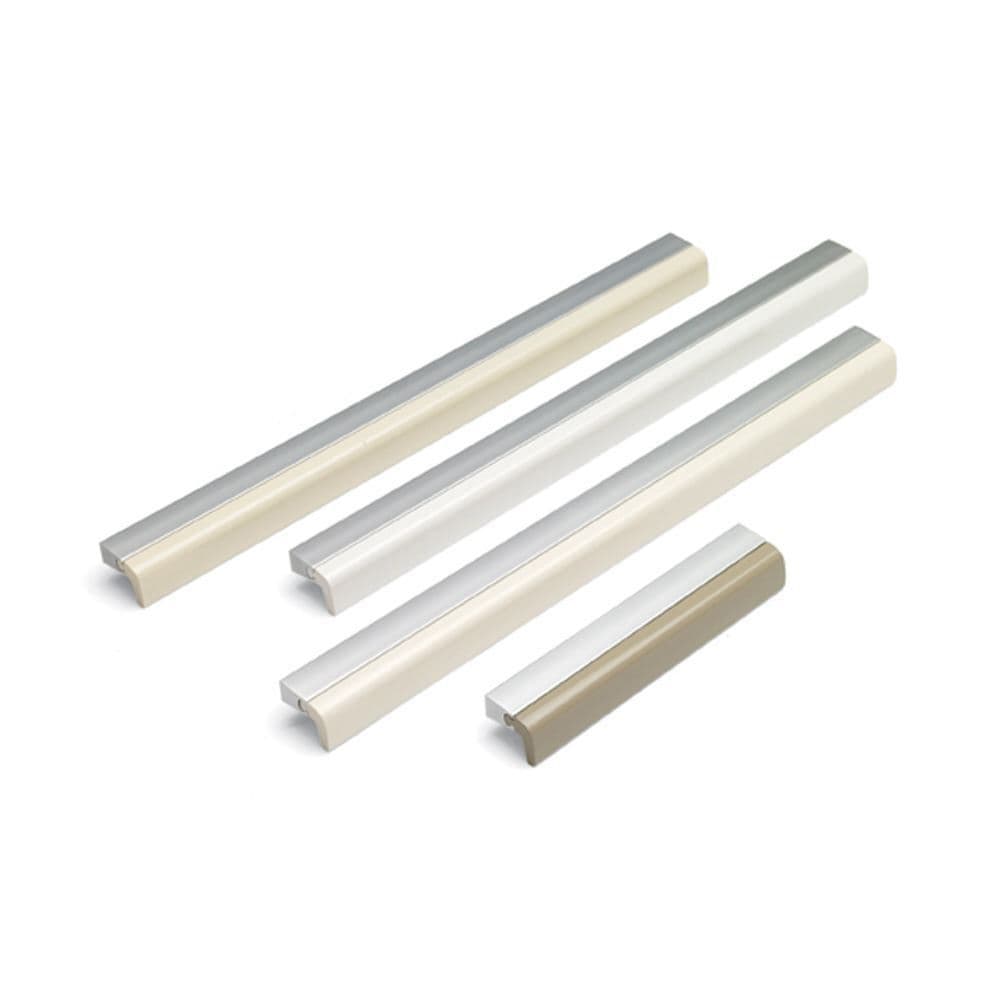 FUSION ACRYLIC Pull Cupboard Handle - 2 sizes - 4 finishes (ECF FF84820/FF84828)