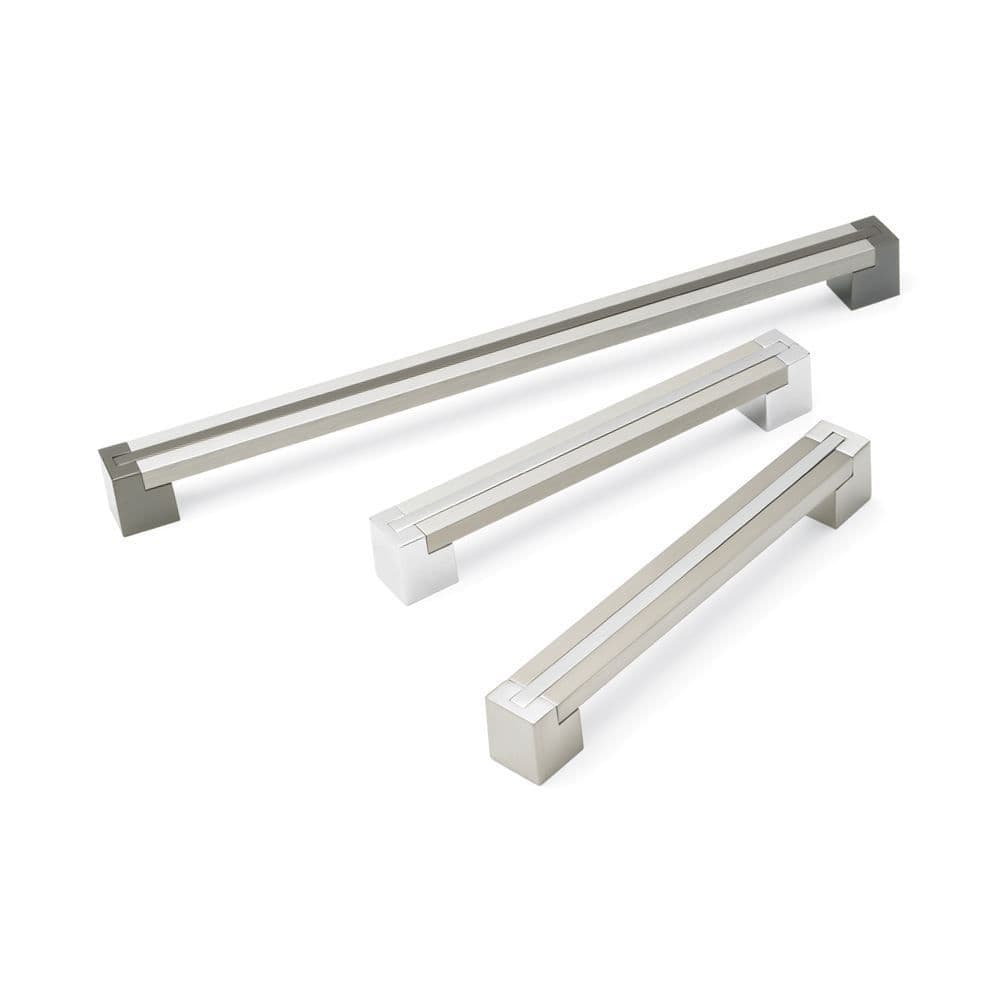 FUSION SQUARE Bar Cupboard Handle - 5 sizes - 3 finishes (ECF FF808**)