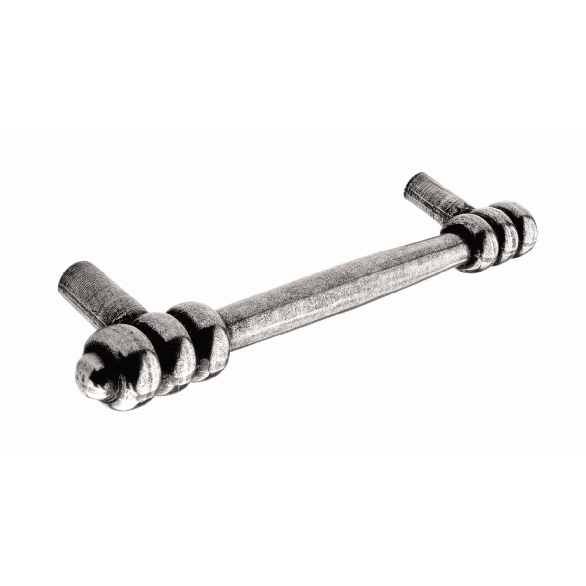 GROVE T BAR Cupboard Handle - 128mm h/c size - RAW PEWTER finish (PWS H552.128.PE)