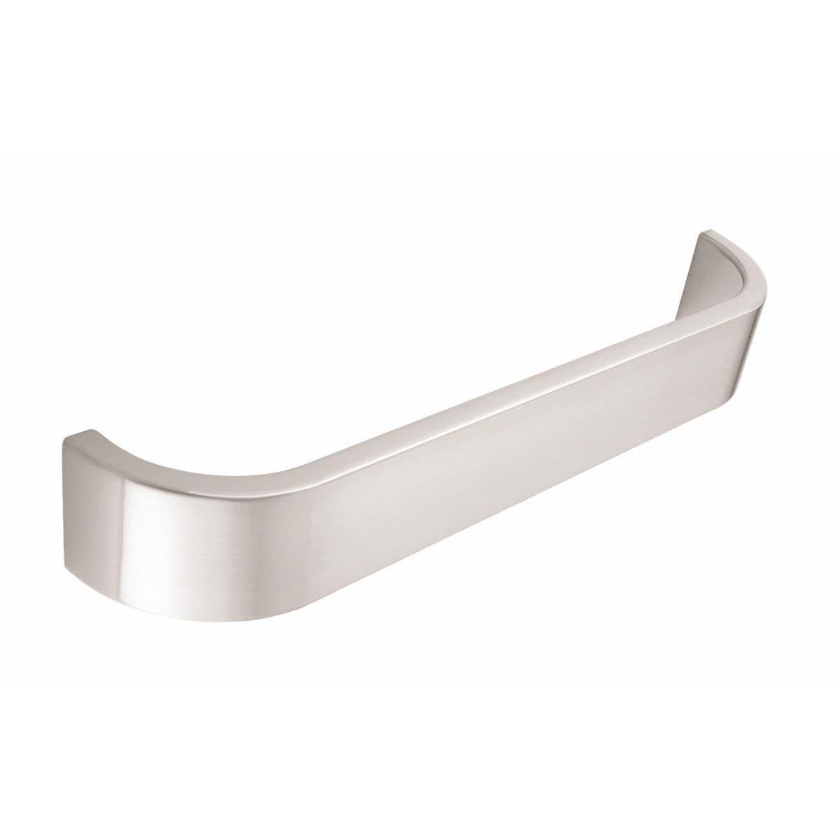 KELD D Cupboard Handle - 224mm h/c size - BRUSHED STAINLESS STEEL EFFECT finish (PWS H721.224.SS)