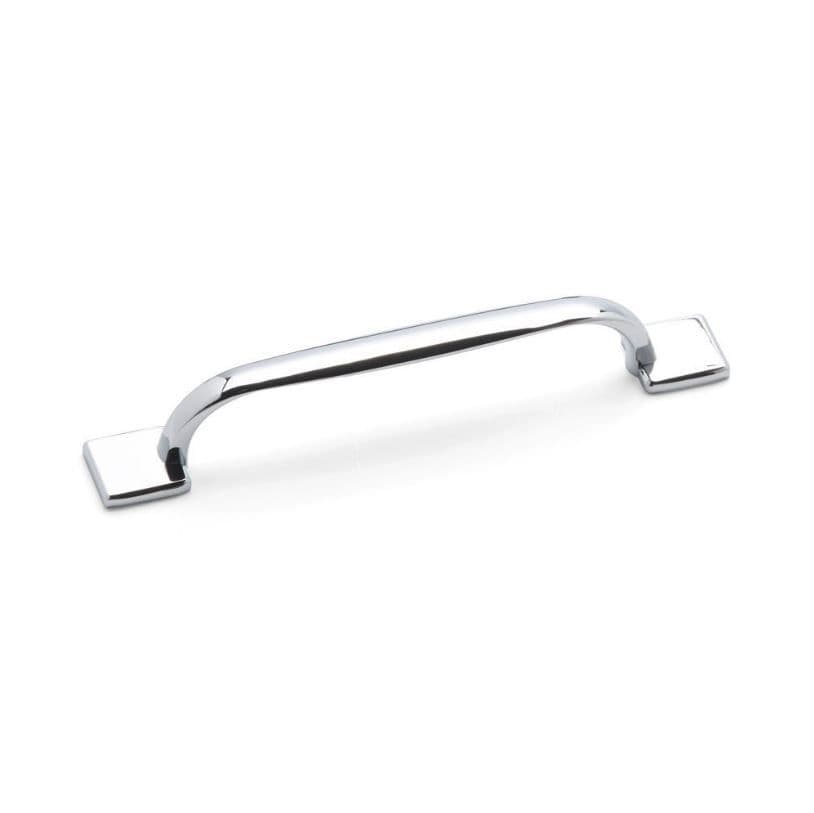 LEVI D Cupboard Handle - 128mm h/c size - 2 finishes (ECF FF88728)