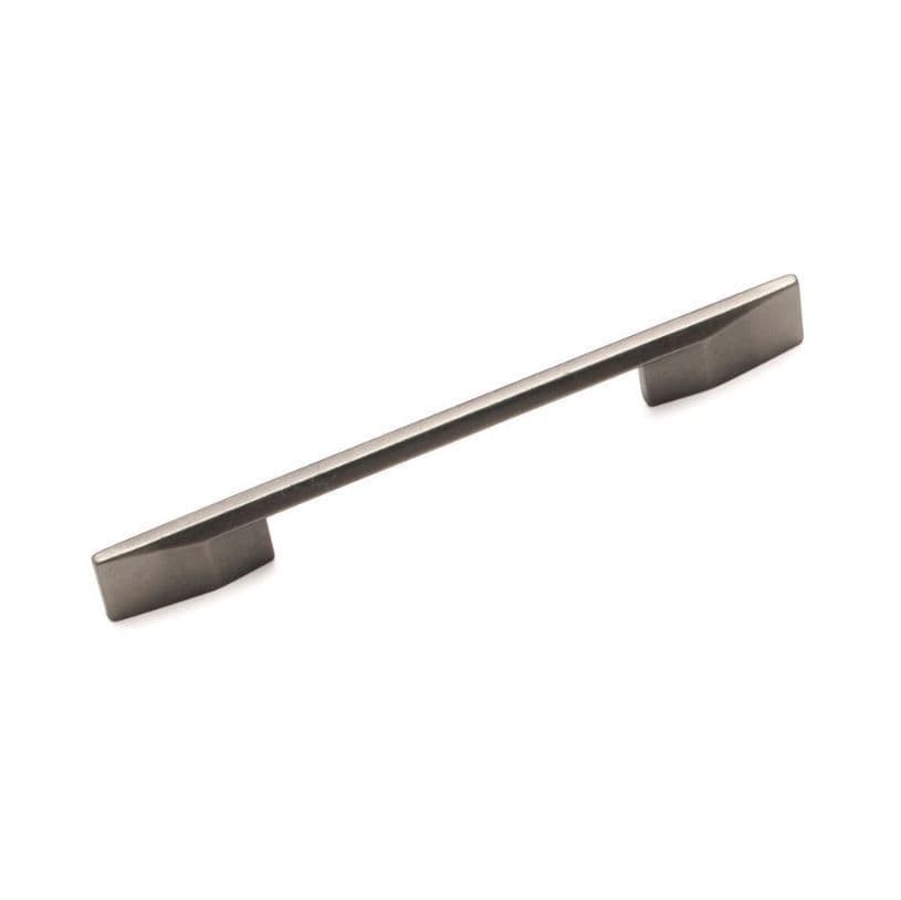 MAHON D Cupboard Handle - 160mm h/c size - PEWTER finish (ECF FF22460)