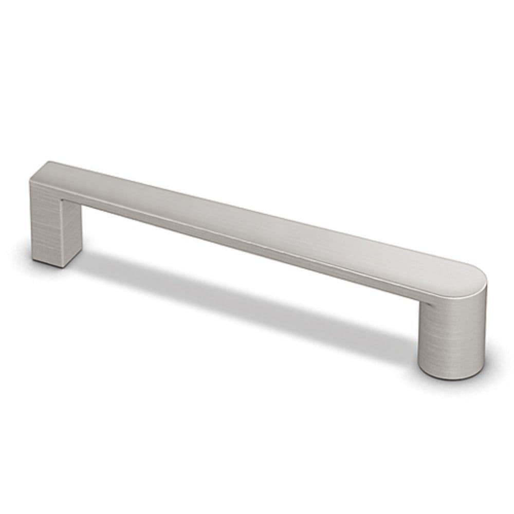 MUGO D Cupboard Handle - 160mm h/c size - BRUSHED STAINLESS STEEL (HETTICH - Deluxe)
