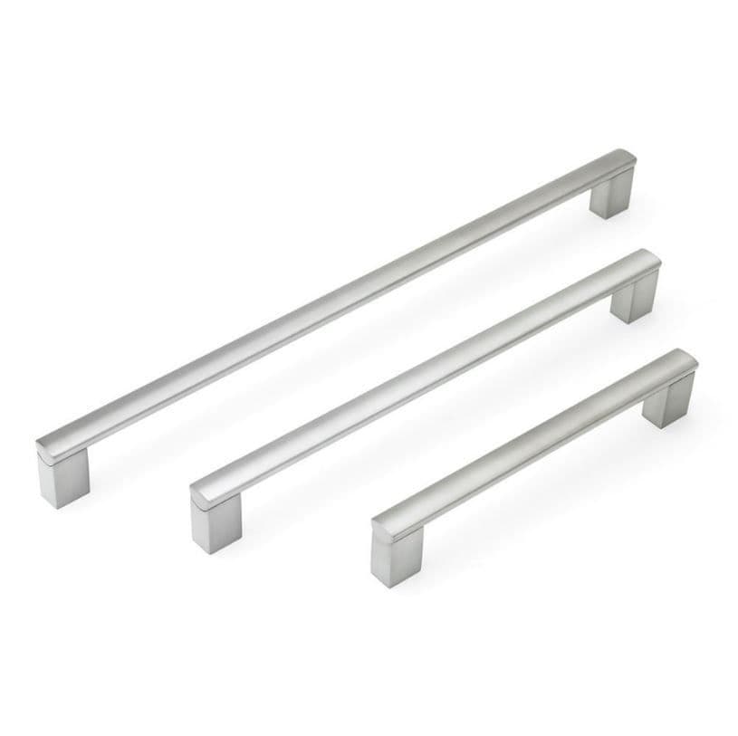 OVAL Aluminium Bar Cupboard Handle - 6 sizes - 2 finishes (ECF FF816**)