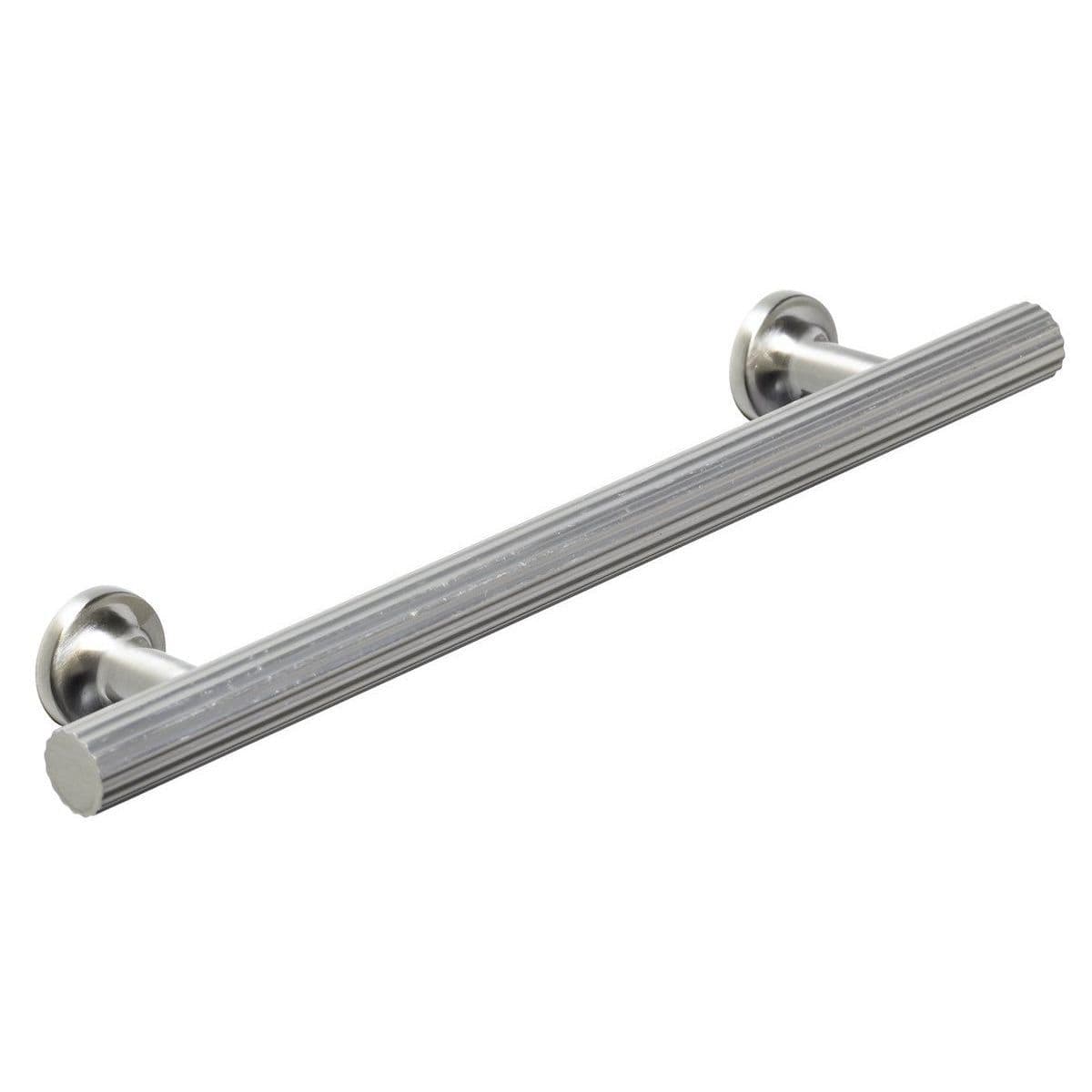 STRAND RIBBED T BAR Cupboard Handle - 192mm h/c size - 3 finishes (PWS H1144.242)