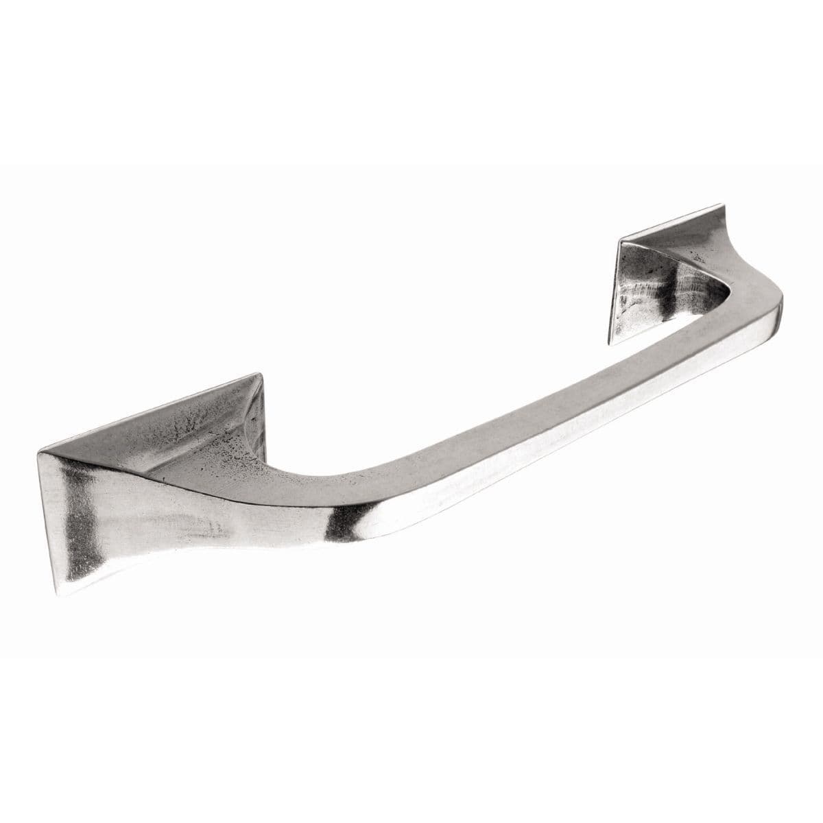 WAVERLEY D Cupboard Handle - 160mm h/c size - RAW PEWTER finish (PWS H580.160.PE)