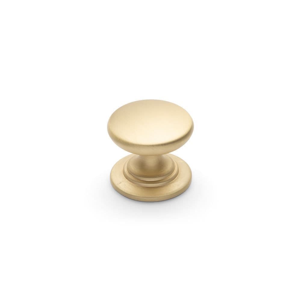 WINDSOR ROUND KNOB Cupboard Handle - 32mm or 38mm diameter - 7 finishes (ECF FF11300/FF11332)