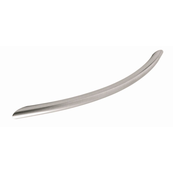 LEEMING (CAVE) BOW Cupboard Handle - 4 sizes - BRUSHED S/STEEL EFFECT finish (PWS 1949/50 & 1781/2285SS)