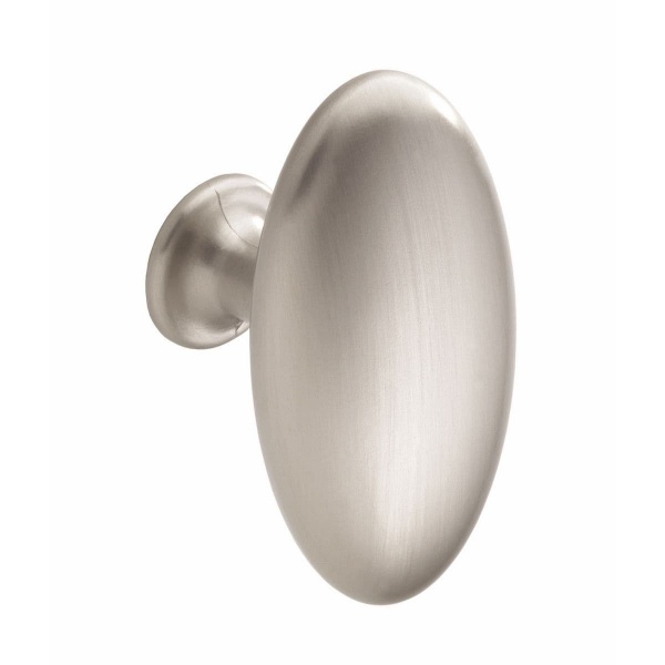 LYTHE OVAL KNOB Cupboard Handle - 64mm long - 3 finishes (PWS K1068.64)