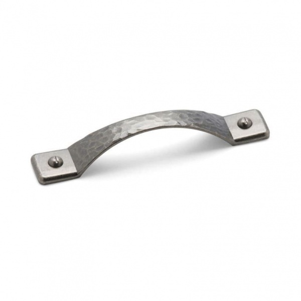MOTTLED D Cupboard Handle - 128mm h/c size - 2 finishes (ECF FF86528)