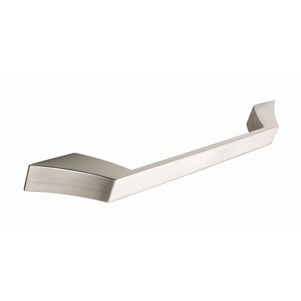 OCTON D Cupboard Handle - 160mm h/c size - BRUSHED STAINLESS STEEL EFFECT finish (PWS H567.160.SS)