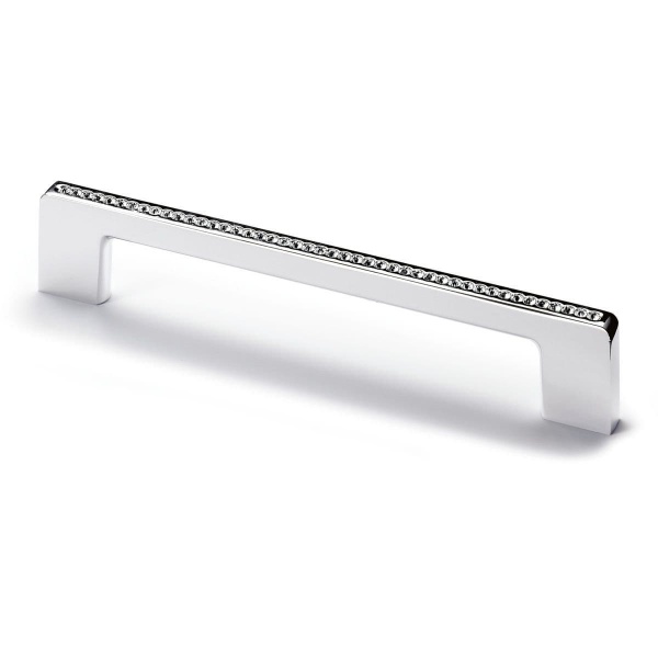OPERA D Cupboard Handle - 3 sizes - BRIGHT CHROME PLATED finish (HETTICH - Deluxe)