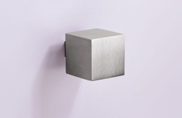 POLA KNOB Cupboard Handle - 25mm x 25mm - BRUSHED STAINLESS STEEL (HETTICH - New Modern)